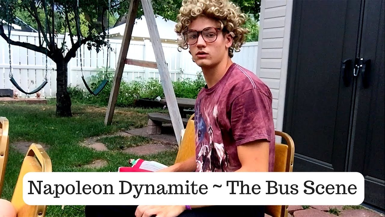 The Bus Scene Napoleon Dynamite Remake YouTube