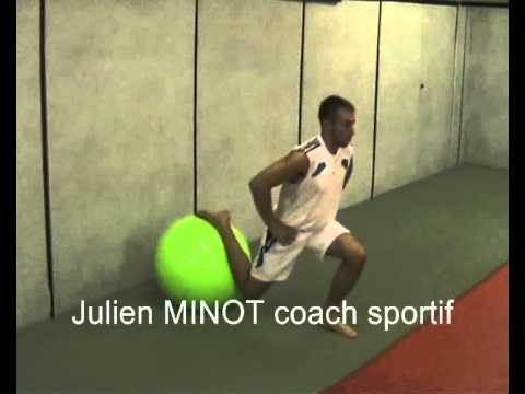 luxembourg language fente avant dynamique pied sur swiss ball.wmv
