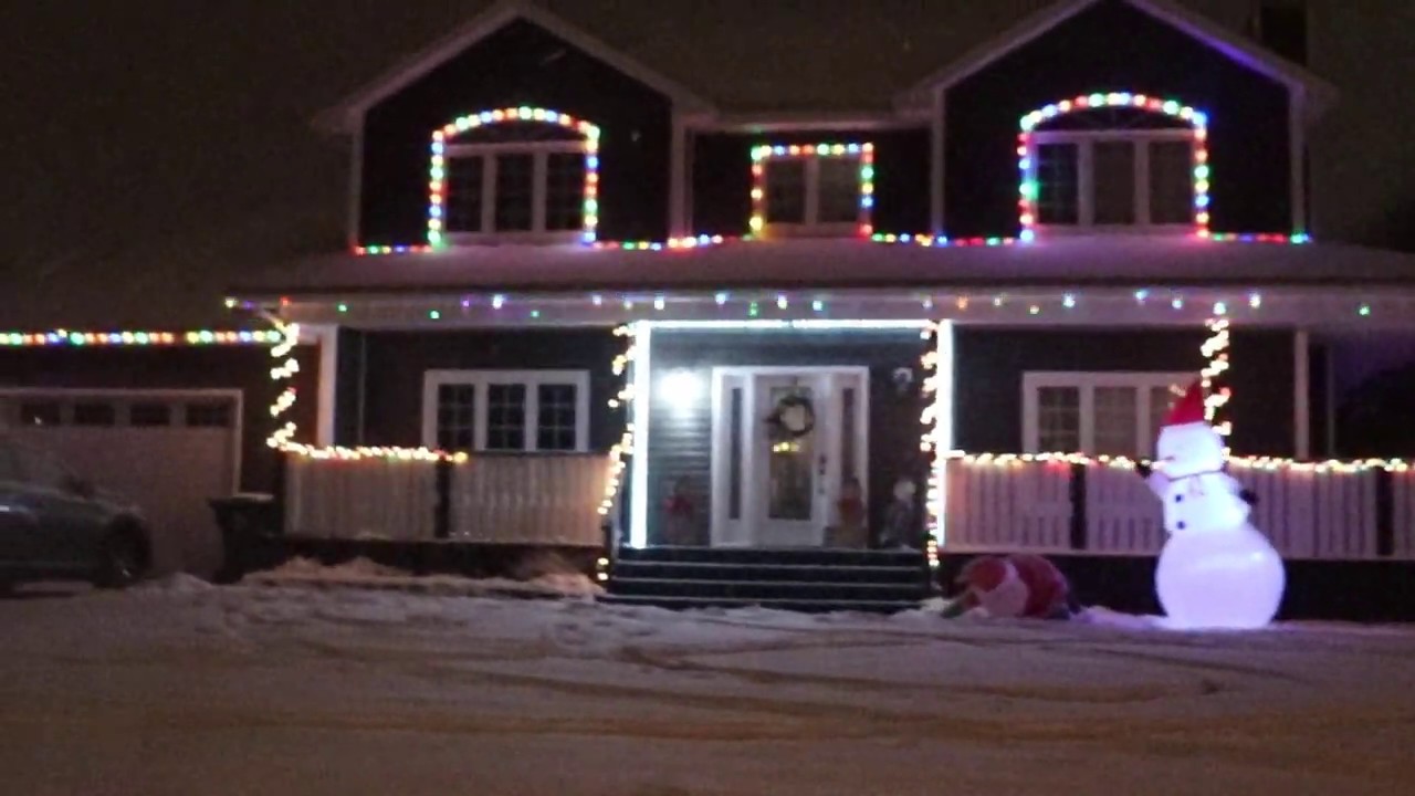 christmas eve house lights 2019 YouTube