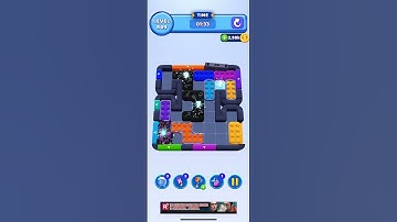 Level 849 Color block jam solved #games #colorblocks #gaming #colorblockjam #level849