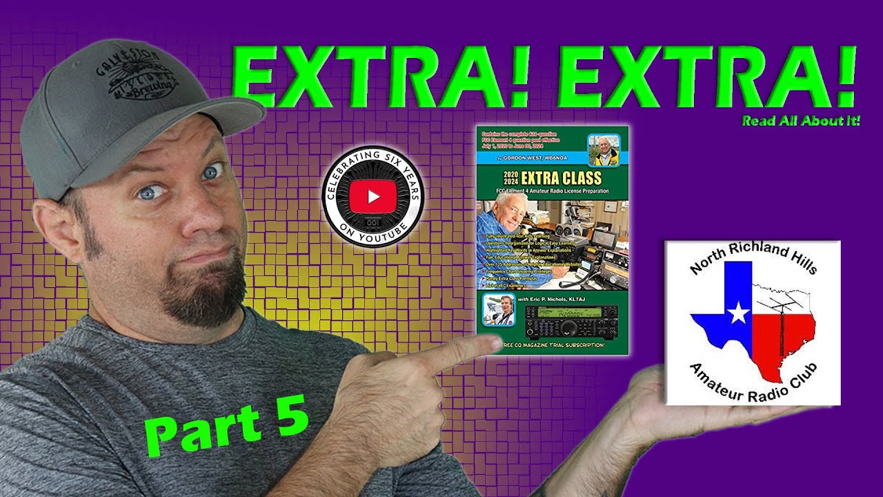 Ham Radio EXTRA Class License Course Part 5 Extra Class Study Guide Adult Picture