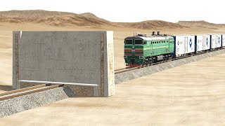 Trains Vs Wall – Beamng.drive