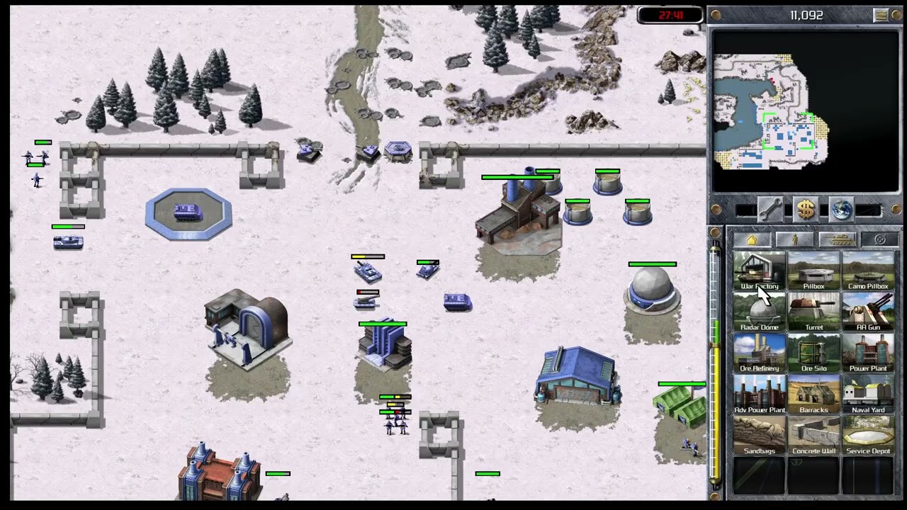 Command and Conquer: Red Alert: Remastered - Allies Mission 8A - Protect the Chronosphere(North)