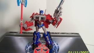 TRANSFORMERS PRIME 2011 SDCC EXCLUSIVE OPTIMUS PRIME FIRST EDITION ACTION FIGURE TOY REVIEW