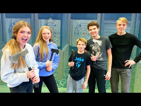 Axe Throwing Challenge!