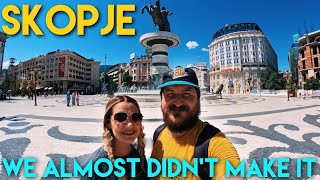 Skopje, North Macedonia - Statues and Mother Teresa