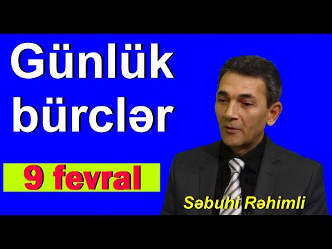 BÜRCLƏR –  9 FEVRAL (canlı)