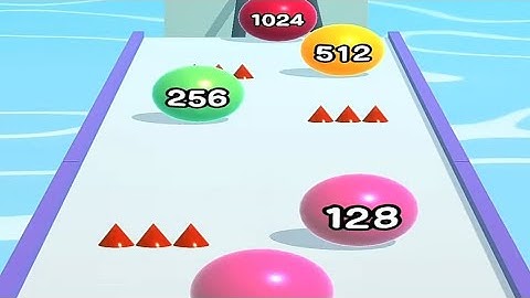 Ball Run 2048 || Max Level‼️All Level Gameplay Android/iOS, New Update Level 128-130