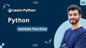 Python lambda function #56 | كورس تعلم لغه بايثون