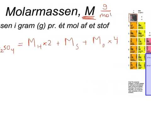 Video: Hvordan Bestemme Molarmassen Til En Gass