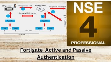 Fortinet NSE 4  Forti Tokens and Active and Passive Authentication