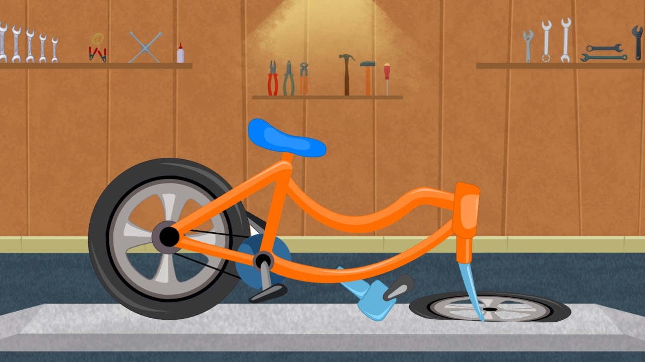 Bicycle Car Garage | Video For Kids & Toddlers