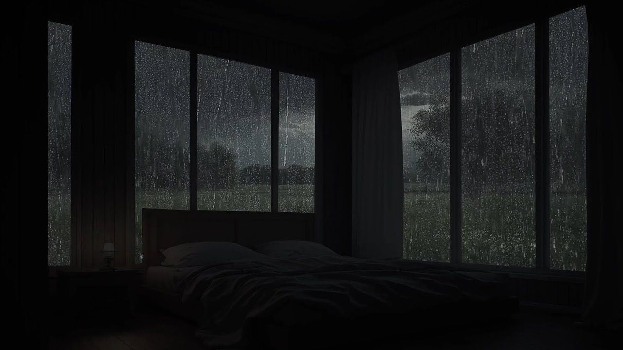 Bedroom Window Raining 3 Hours Video | Rain On Bedroom Window - Enjoy Cool Late Night Relieve ...