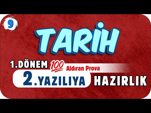 9.Sınıf Tarih 1.Dönem 2.Yazılıya Hazırlık 📑 #2023