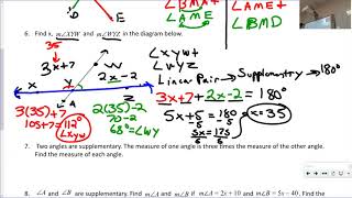 1 5 Angle Relationships Day 2