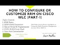 How to Configure or Customize RRM on Cisco WLC (PART-1)