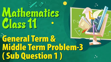 Algemene term en middellange term probleem nr. 3 (subvraag 1) - Binominale stelling - Wiskunde kl...
