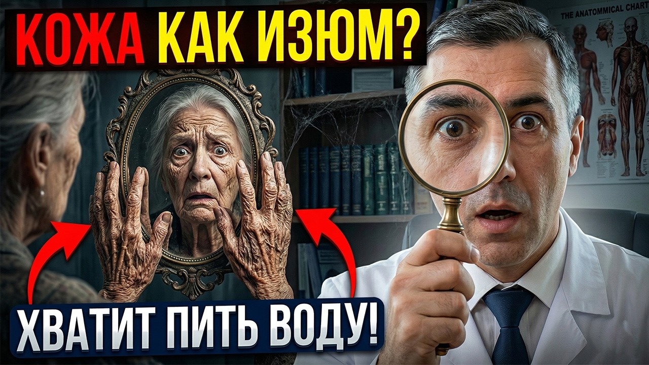 СТЕРЕТЬ ПЕРГАМЕНТНУЮ СЕТКУ! 👵➡️👩‍🦰 ПОЧЕМУ КРЕМЫ НЕ ПОМОГАЮТ, ПОКА ВЫ ПЬЕТЕ ЧАЙ? ☕⚠️