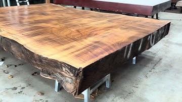 Tấm gỗ đinh hương mới xẻ cực đẹp hàng mộc chun kín mặt