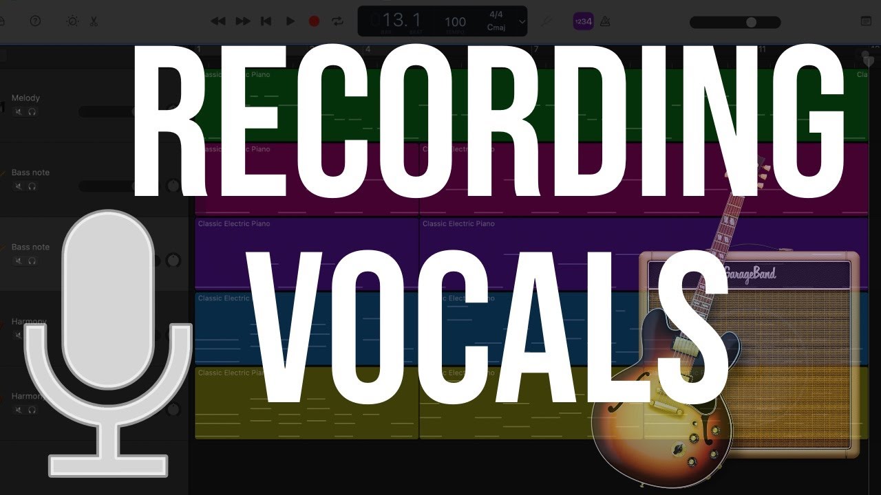 GarageBand Tutorial How to Record Vocals in GarageBand YouTube
