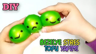 Üçlü Bezelye Stres Topu Yapimi Balondan Çok Kolay Stres Topu Yapimi Bezelye Stres Atici Toplar