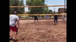 Just James Harrison and crew playing medicine volleyball screenshot 3
