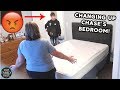 HE'S ANGRY WITH ME! CHANGING UP HIS BEDROOM!