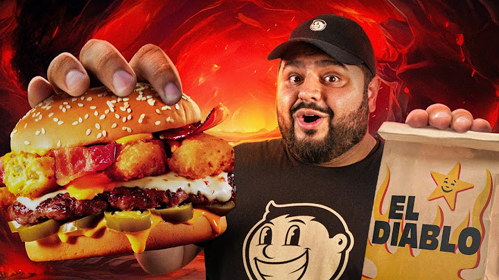 Hice la DIABLO Burger de Carl's Jr