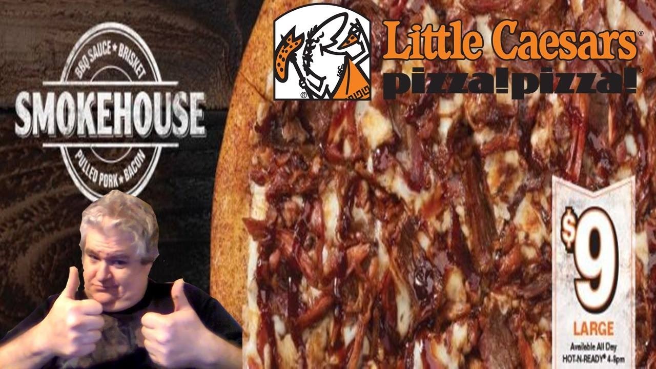 Little Caesars SMOKEHOUSE Pizza (On Location & reviewed Fresh out of