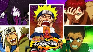 ALL ULTIMATE JUTSU in NARUTO ULTIMATE NINJA HEROES (4K)