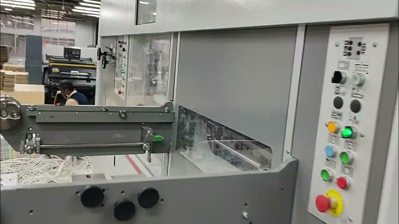Bobst die cutting machine YouTube