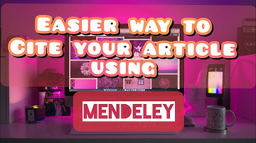 How to cite an article using MENDELEY without uploading pdf?🤔 || mendeley tutorial #mendeley