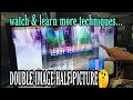 How to repair half picture double image led tv