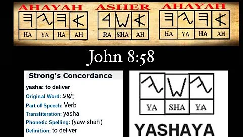 AHAYA & YASHAYA: Heilige Namen für den Vater/Sohn