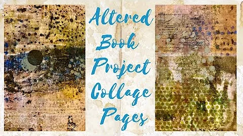 Altered Book ~ Gelli Printing on July Printables!