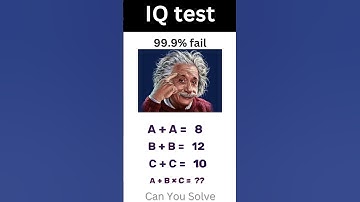 Only genius mind can answer part-202 #solution #iqtes #maths #riddles