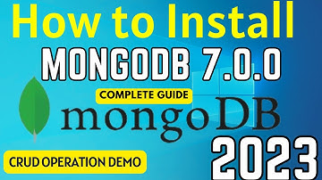 How to install MongoDB 7.0.0 on Windows 10 [2023]|Install MongoDB 7.0.0 & Mongo Shell |MongoDB Setup