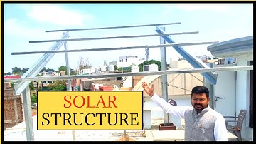 SOLAR STRUCTURE DESIGN | Solar Plant Structure Calculation PART 1 | Design Safety | Testing