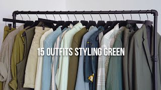 How to Style Green Outfits | Monochromatic Color Theory in Men’s Fashion