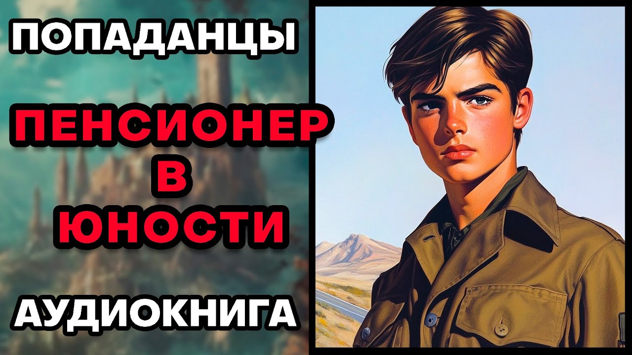 Аудиокнига ПОПАДАНЦЫ 💥 ПЕНСИОНЕР В ЮНОСТИ
