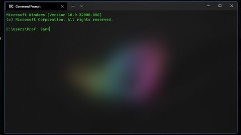 transparent Windows Terminal
