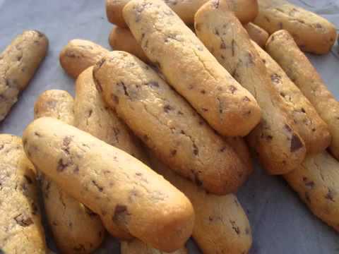 Gateaux Secs Batonnets Au Chocolat Recette Benberim Couscous Et Puddings Youtube