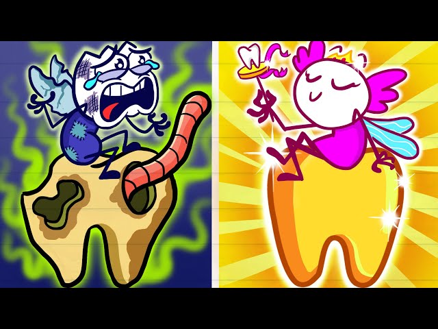 Which Wobbly Tooth Max Should Take? Doctor Checkup For Tooth Change | Max's Puppy Dog Cartoon class=