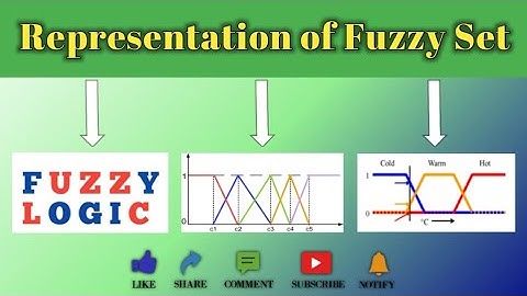 Representation of Fuzzy Set | Fuzzy Logic