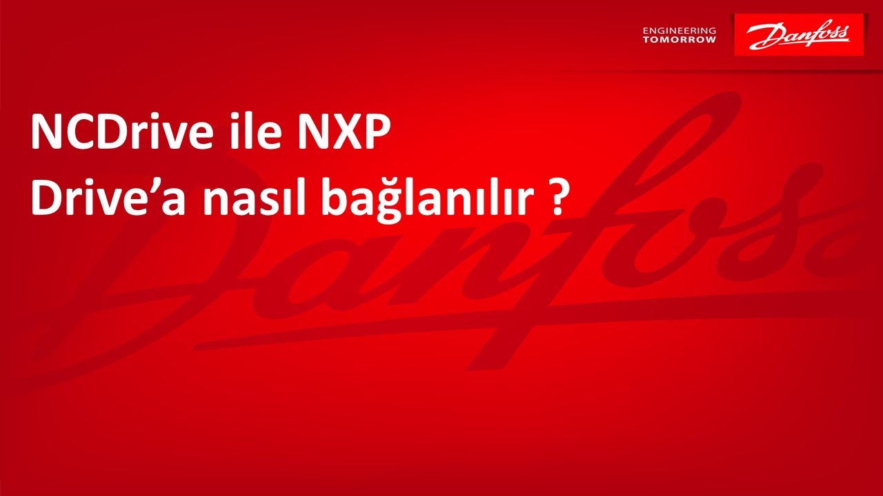 #NXP Drive'a NCDrive programı üzerinden nasıl bağlanılır ve #NCDrive ...