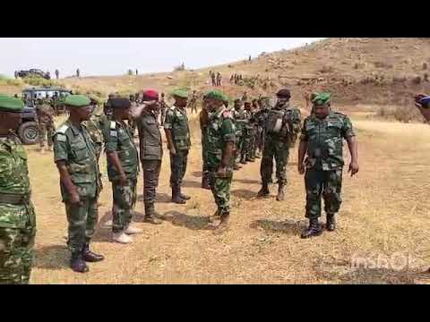 First Mixed Parade Of The FARDC And Burundians By The Cmd 3rd Z D At The KIBIRIZI Center SOUTH KIVU 