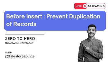 Prevent duplicate records in salesforce using trigger | apex trigger | salesforce bulge