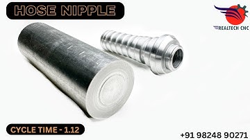 HOSE NIPPLE | REALTECH CNC MACHINE | VD-052