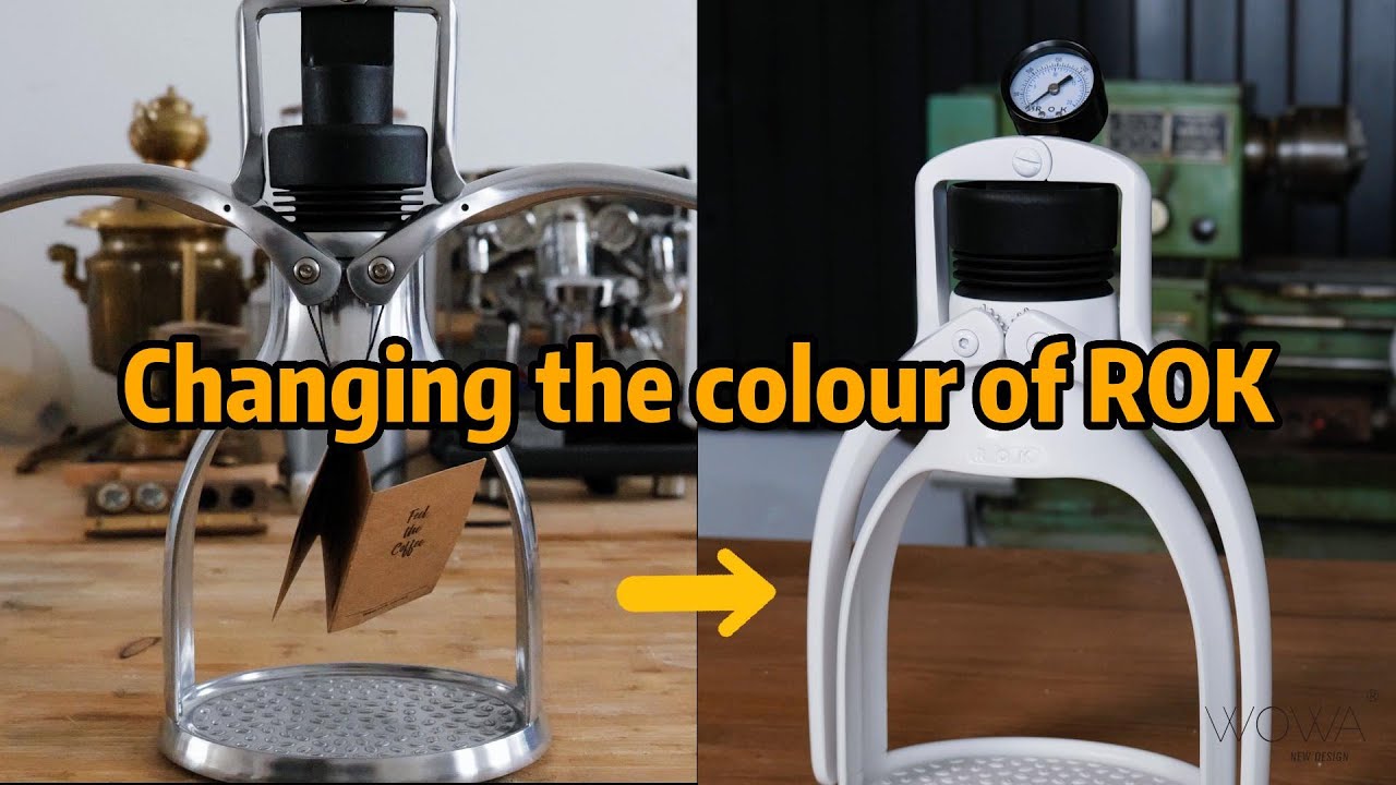 Changing the colour of ROK espressomaker YouTube