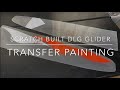 Scratch built DLG glider -Transfer painting-